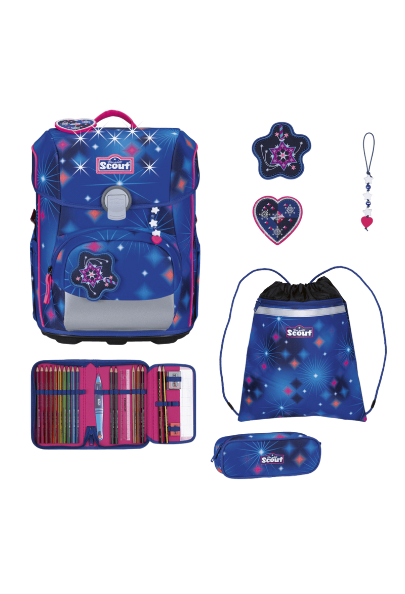 Scout Neo Exklusiv LED Schulrucksack Set