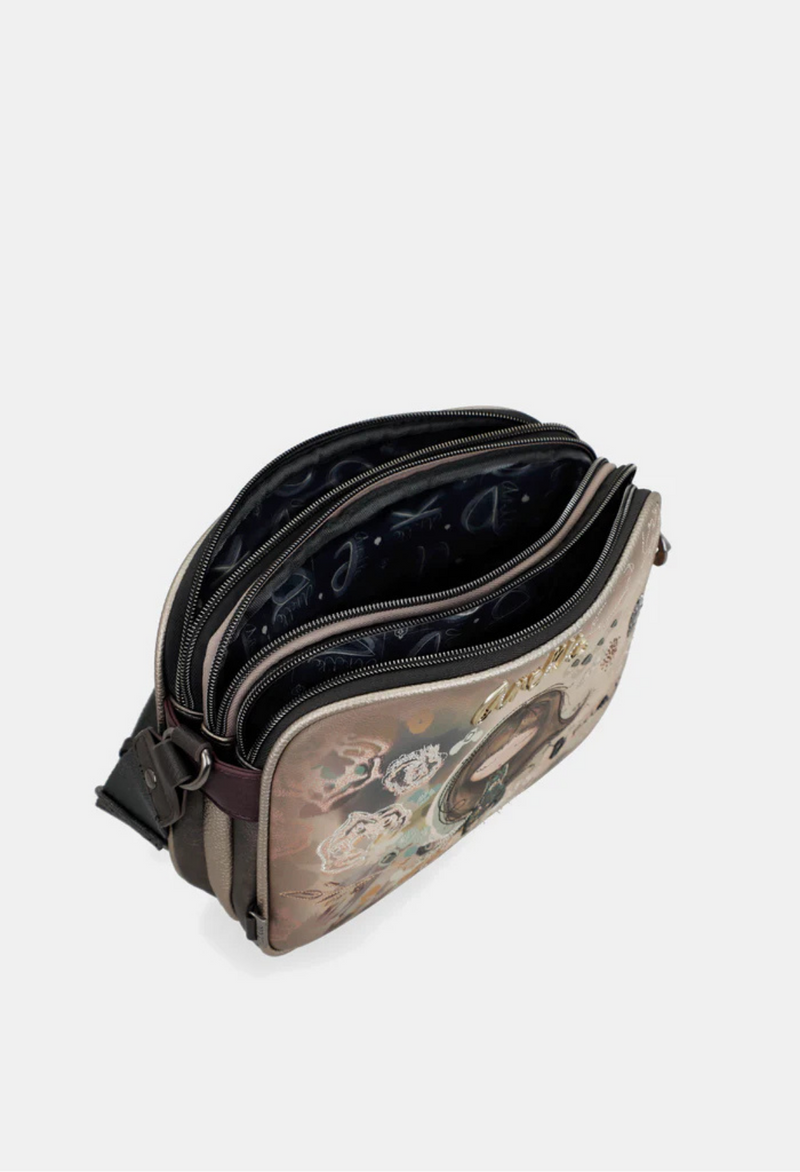 Anekke Real Drei Fächer Umhängetasche