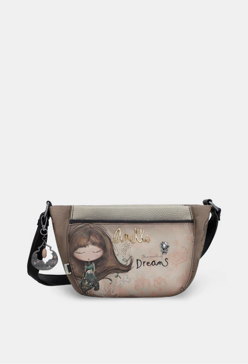 Dunkelbeige mit Muster