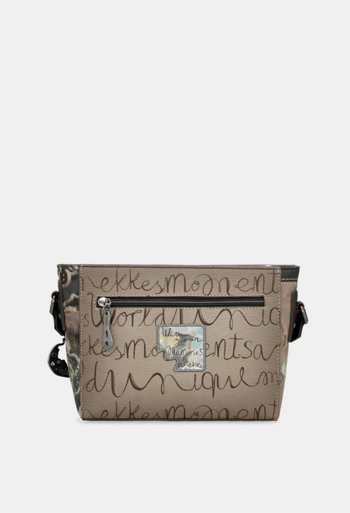 Dunkelbeige mit Muster / M