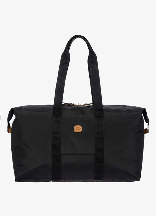 schwarz mit braunen Details / L