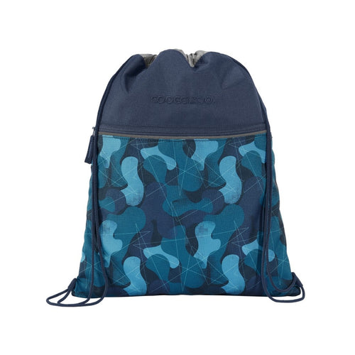 blau mit Muster