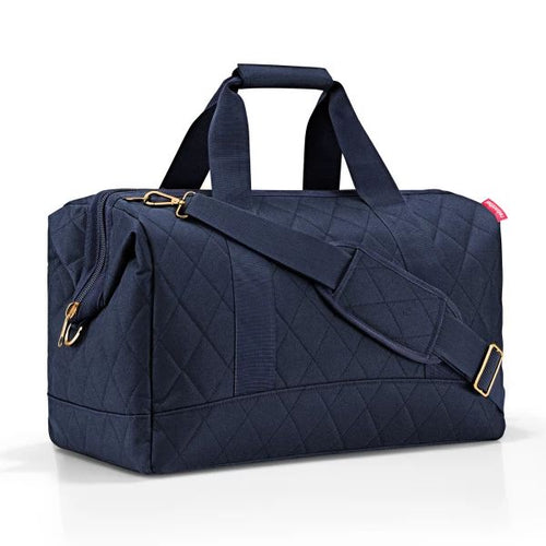 blau mit Muster / L