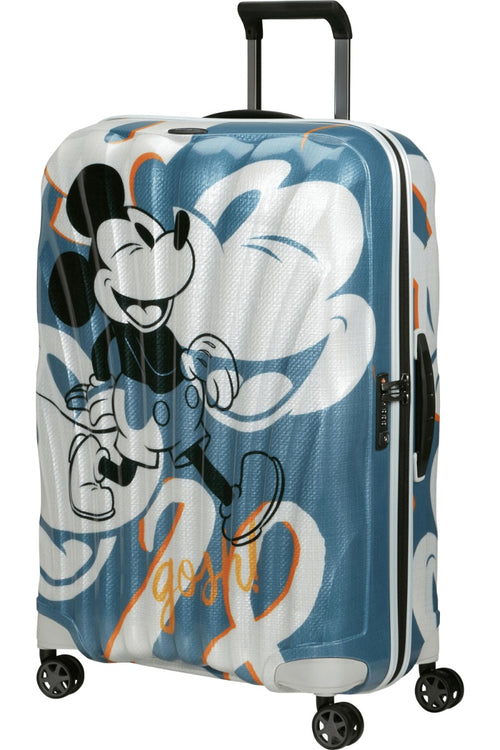 blau mit Muster / L (71-80 cm)