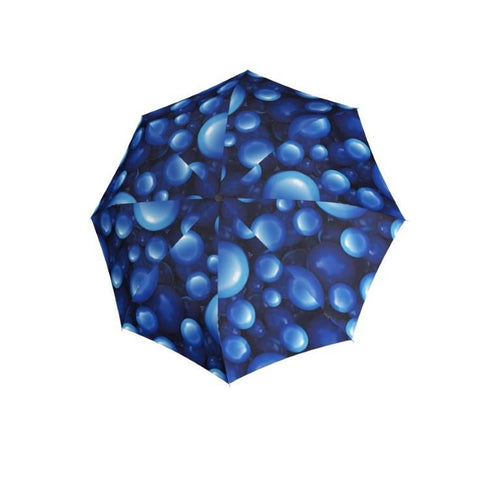 blau mit Muster