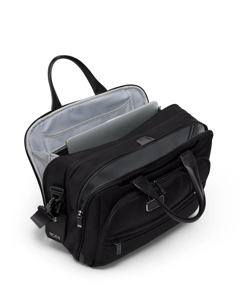 Tumi Alpha 4 Black Aktentasche aus FXT Ballistic Nylon