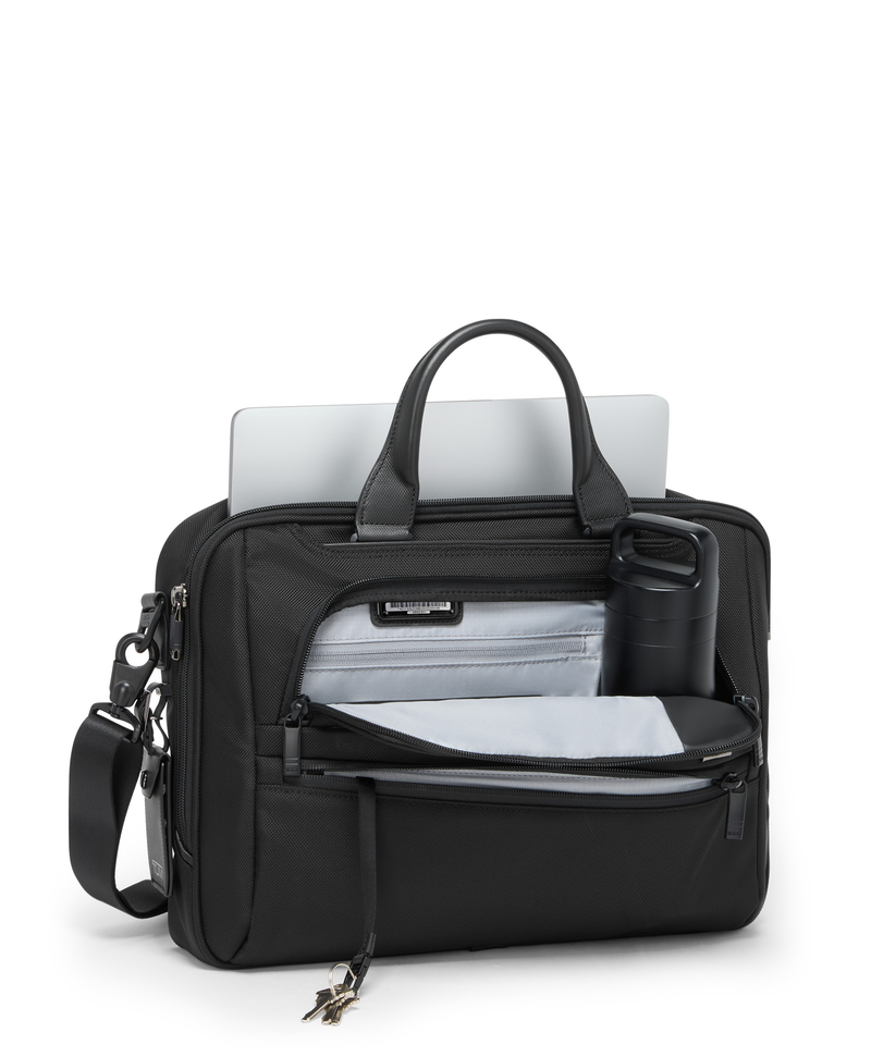 Tumi Alpha 4 Black Aktentasche aus FXT Ballistic Nylon